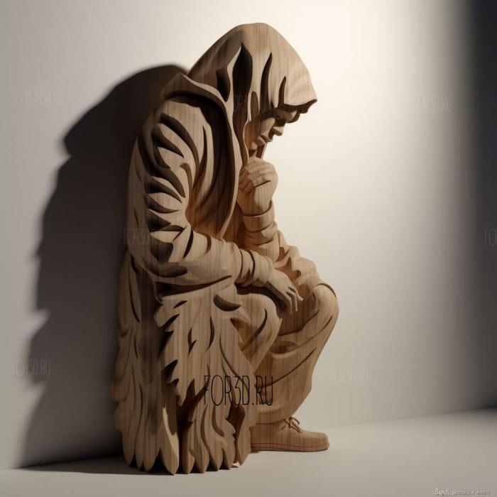 Shadow 3 stl model for CNC